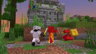 Screenshot of the Minecraft Bedrock Marketplace product Creeper Skyblock created by Nitric Concepts.