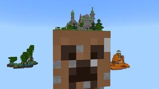 Screenshot of the Minecraft Bedrock Marketplace product Creeper Skyblock created by Nitric Concepts.