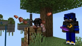 Screenshot of the Minecraft Bedrock Marketplace product Custom Heart Skyblock created by Nitric Concepts.