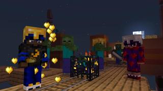 Screenshot of the Minecraft Bedrock Marketplace product Custom Heart Skyblock created by Nitric Concepts.