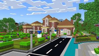 Screenshot of the Minecraft Bedrock Marketplace product Cute Family Suburbs created by Nitric Concepts.