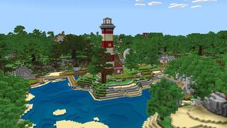 Screenshot of the Minecraft Bedrock Marketplace product Cute Family Suburbs created by Nitric Concepts.