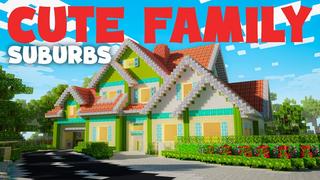 Thumbnail of the Minecraft Bedrock Marketplace product Cute Family Suburbs created by Nitric Concepts.
