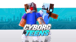 Thumbnail of the Minecraft Bedrock Marketplace product Cyborg Teens created by Nitric Concepts.