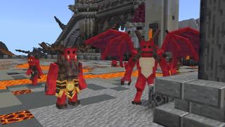 Screenshot of the Minecraft Bedrock Marketplace product DEMONS created by Nitric Concepts.