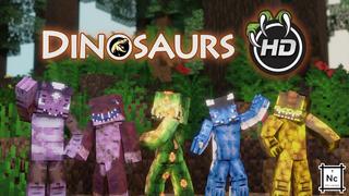Thumbnail of the Minecraft Bedrock Marketplace product Dinosaurs HD created by Nitric Concepts.