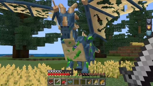 Screenshot of the Minecraft Bedrock Marketplace product DRAGONS created by Nitric Concepts.