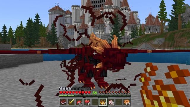 Screenshot of the Minecraft Bedrock Marketplace product DRAGONS created by Nitric Concepts.