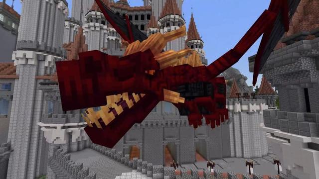 Screenshot of the Minecraft Bedrock Marketplace product DRAGONS created by Nitric Concepts.