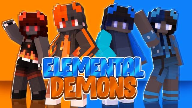 Thumbnail of the Minecraft Bedrock Marketplace product Elemental Demons created by Nitric Concepts.