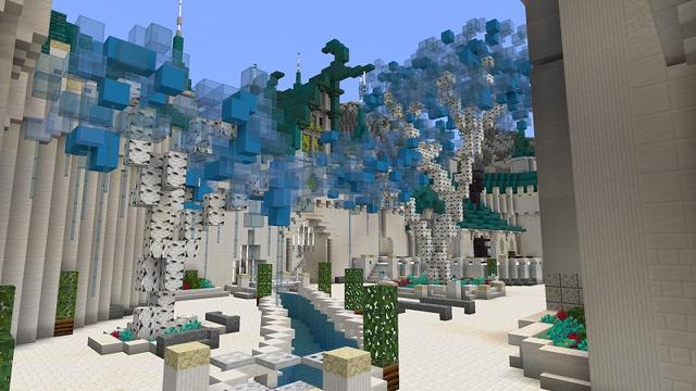 Screenshot of the Minecraft Bedrock Marketplace product Elven Kingdom created by Nitric Concepts.