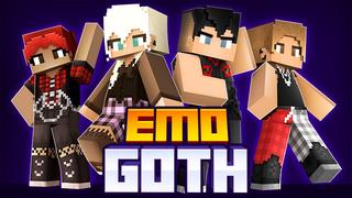 Thumbnail of the Minecraft Bedrock Marketplace product Emo Goth created by Nitric Concepts.