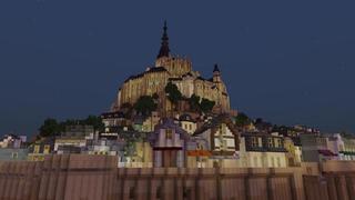 Screenshot of the Minecraft Bedrock Marketplace product Explore Le Mont Saint Michel created by Nitric Concepts.