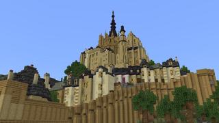Screenshot of the Minecraft Bedrock Marketplace product Explore Le Mont Saint Michel created by Nitric Concepts.