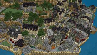 Screenshot of the Minecraft Bedrock Marketplace product Explore Le Mont Saint Michel created by Nitric Concepts.