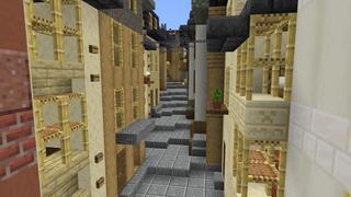 Screenshot of the Minecraft Bedrock Marketplace product Explore Le Mont Saint Michel created by Nitric Concepts.