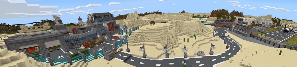 Panorama of the Minecraft Bedrock Marketplace product Extra TNT created by Nitric Concepts.
