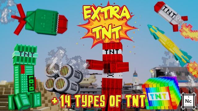 Thumbnail of the Minecraft Bedrock Marketplace product Extra TNT created by Nitric Concepts.