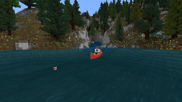 Screenshot of the Minecraft Bedrock Marketplace product Extreme Rafting created by Nitric Concepts.