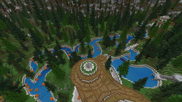 Screenshot of the Minecraft Bedrock Marketplace product Extreme Rafting created by Nitric Concepts.