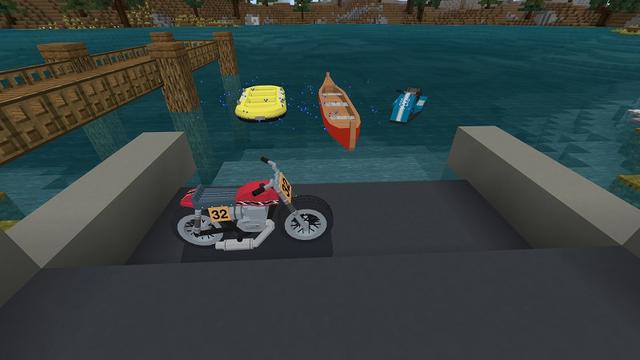 Screenshot of the Minecraft Bedrock Marketplace product Extreme Rafting created by Nitric Concepts.