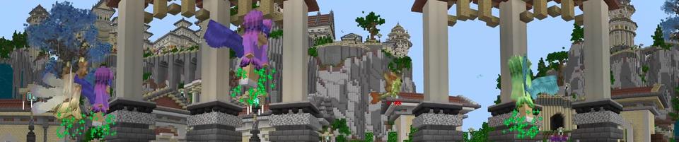Panorama of the Minecraft Bedrock Marketplace product Fairy Land created by Nitric Concepts.
