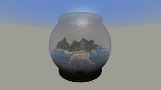 Screenshot of the Minecraft Bedrock Marketplace product Fish Bowl created by Nitric Concepts.