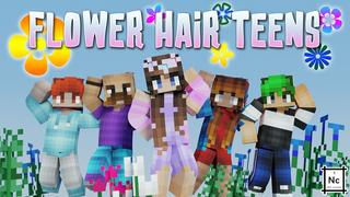 Thumbnail of the Minecraft Bedrock Marketplace product Flower Hair Teens created by Nitric Concepts.