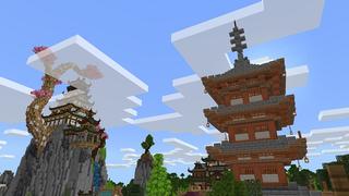 Screenshot of the Minecraft Bedrock Marketplace product Flower Village created by Nitric Concepts.