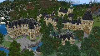 Screenshot of the Minecraft Bedrock Marketplace product French Manor created by Nitric Concepts.