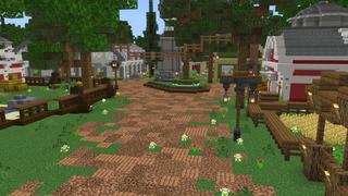 Screenshot of the Minecraft Bedrock Marketplace product Friendly Farm created by Nitric Concepts.