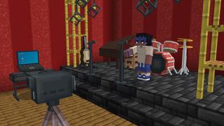 Screenshot of the Minecraft Bedrock Marketplace product FURNITURE CRAFTABLE Add-On created by Nitric Concepts.