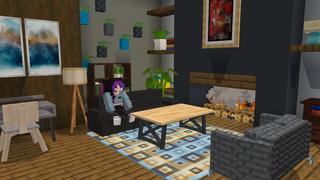Screenshot of the Minecraft Bedrock Marketplace product FURNITURE CRAFTABLE Add-On created by Nitric Concepts.