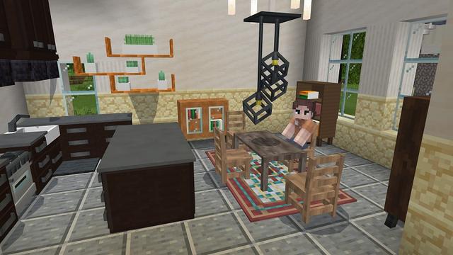Screenshot of the Minecraft Bedrock Marketplace product Furniture+ created by Nitric Concepts.