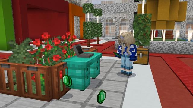Screenshot of the Minecraft Bedrock Marketplace product Furniture Toys created by Nitric Concepts.
