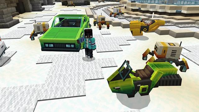 Screenshot of the Minecraft Bedrock Marketplace product Futuristic City created by Nitric Concepts.