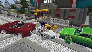 Screenshot of the Minecraft Bedrock Marketplace product Futuristic City created by Nitric Concepts.