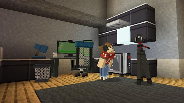 Screenshot of the Minecraft Bedrock Marketplace product Gaming Furniture created by Nitric Concepts.