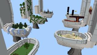Screenshot of the Minecraft Bedrock Marketplace product Giant Toilet Skyblock created by Nitric Concepts.