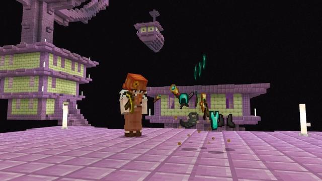 Screenshot of the Minecraft Bedrock Marketplace product GRAVE STONES created by Nitric Concepts.