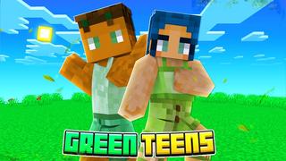 Thumbnail of the Minecraft Bedrock Marketplace product Green Teens created by Nitric Concepts.