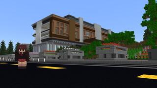 Screenshot of the Minecraft Bedrock Marketplace product High School Adventure created by Nitric Concepts.