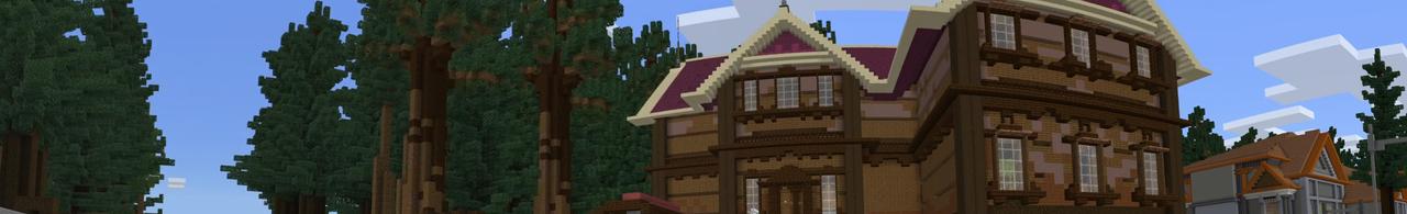 Panorama of the Minecraft Bedrock Marketplace product Home Alone Roleplay created by Nitric Concepts.