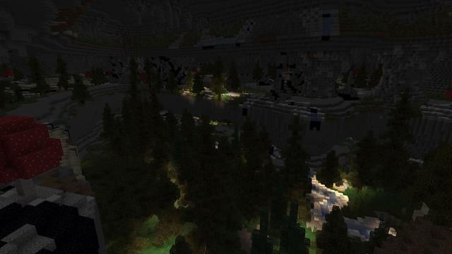Screenshot of the Minecraft Bedrock Marketplace product Improved Caves created by Nitric Concepts.