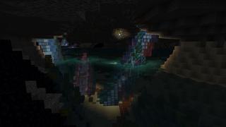 Screenshot of the Minecraft Bedrock Marketplace product Improved Caves created by Nitric Concepts.