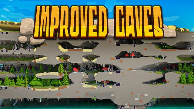 Thumbnail of the Minecraft Bedrock Marketplace product Improved Caves created by Nitric Concepts.