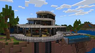 Screenshot of the Minecraft Bedrock Marketplace product Island Luxury created by Nitric Concepts.
