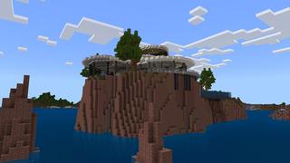 Screenshot of the Minecraft Bedrock Marketplace product Island Luxury created by Nitric Concepts.