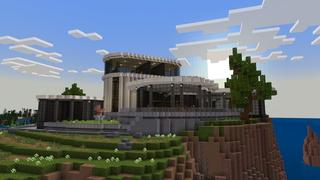 Screenshot of the Minecraft Bedrock Marketplace product Island Luxury created by Nitric Concepts.