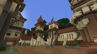 Screenshot of the Minecraft Bedrock Marketplace product Jungle Castle Hideaway created by Nitric Concepts.